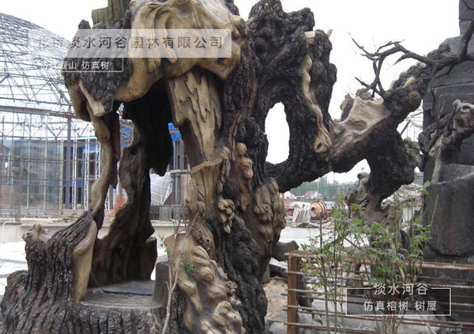 仿真樹制作藝術(shù)使園林景觀充滿和諧自然
