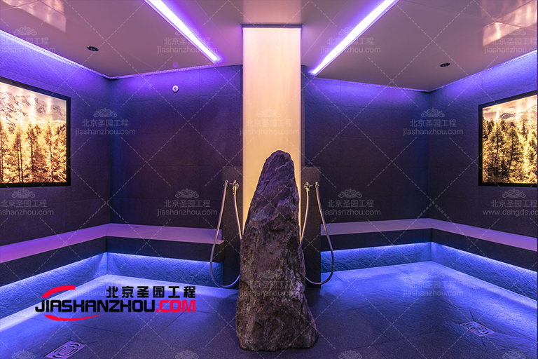 時尚的鹽洞鹽療汗蒸房看起來既現(xiàn)代又迷人