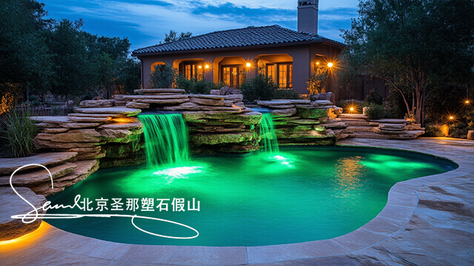 16x9_這是一座戶外景觀泳池_整體設計極具特色_泳池以千層石假山石造型構.png
