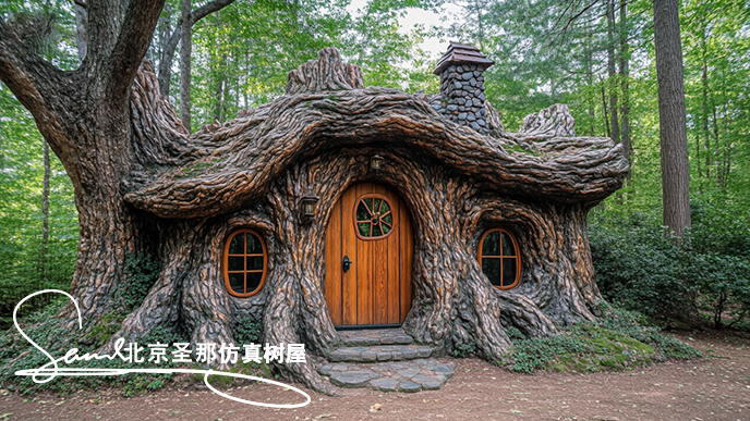 16x9_水泥塑石仿木屋_外觀高度模仿樹樁_有著逼真的年輪紋理和樹皮形態_ (2).png